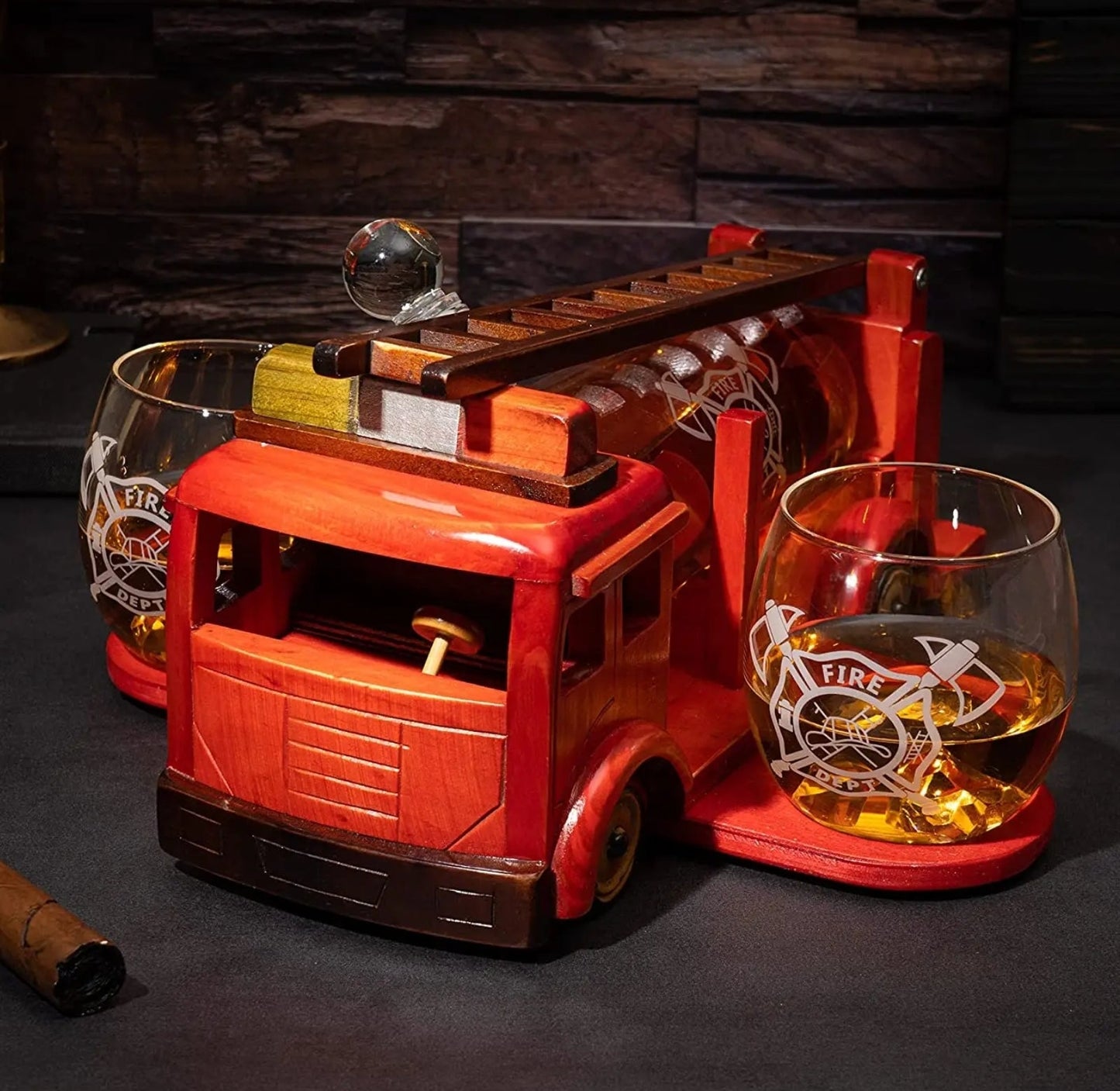 Firetruck Decanter Set - Whisky & Wine Decanters Australia